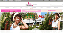 Desktop Screenshot of lamodeuse.com
